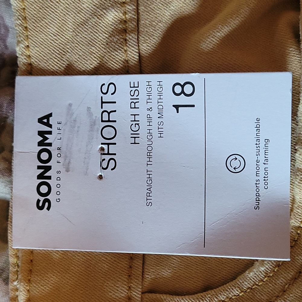 🆕️ Sonoma Women's High Rise Shorts Size 18 - Picture 6 of 7